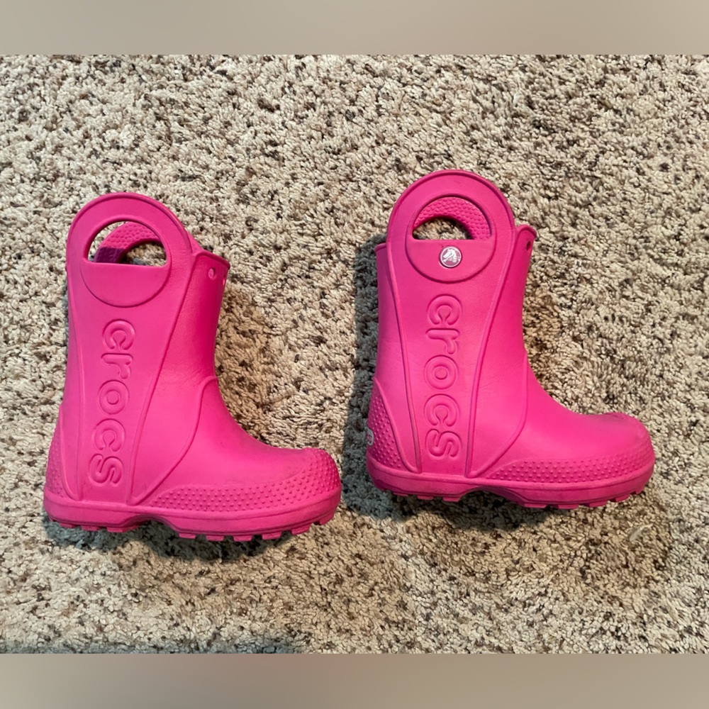 Croc rain boots